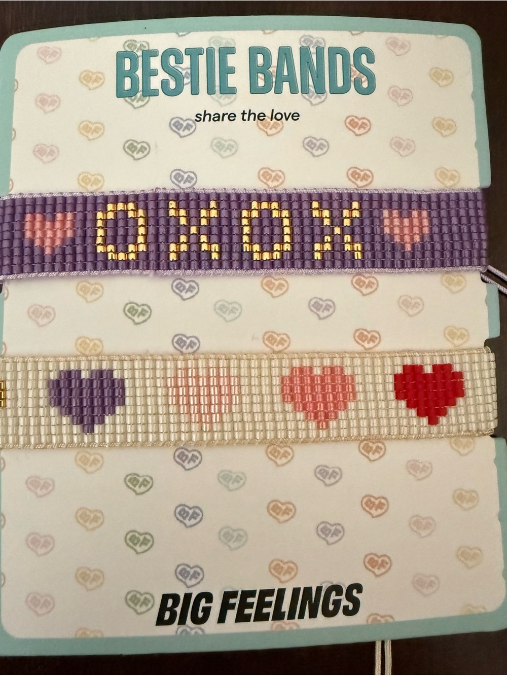 Bestie Bands Heart Beaded Friendship Bracelets